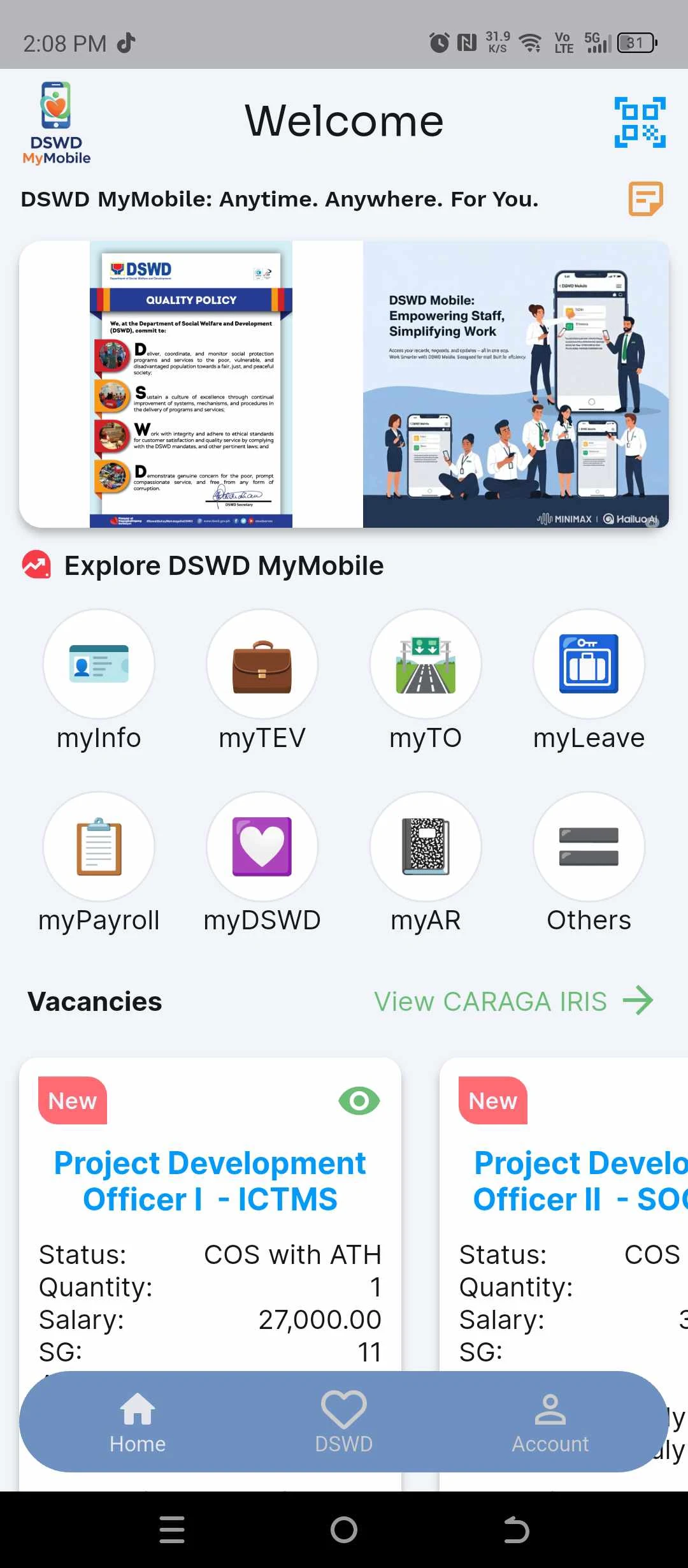 DSWD MyMobile screenshot 2