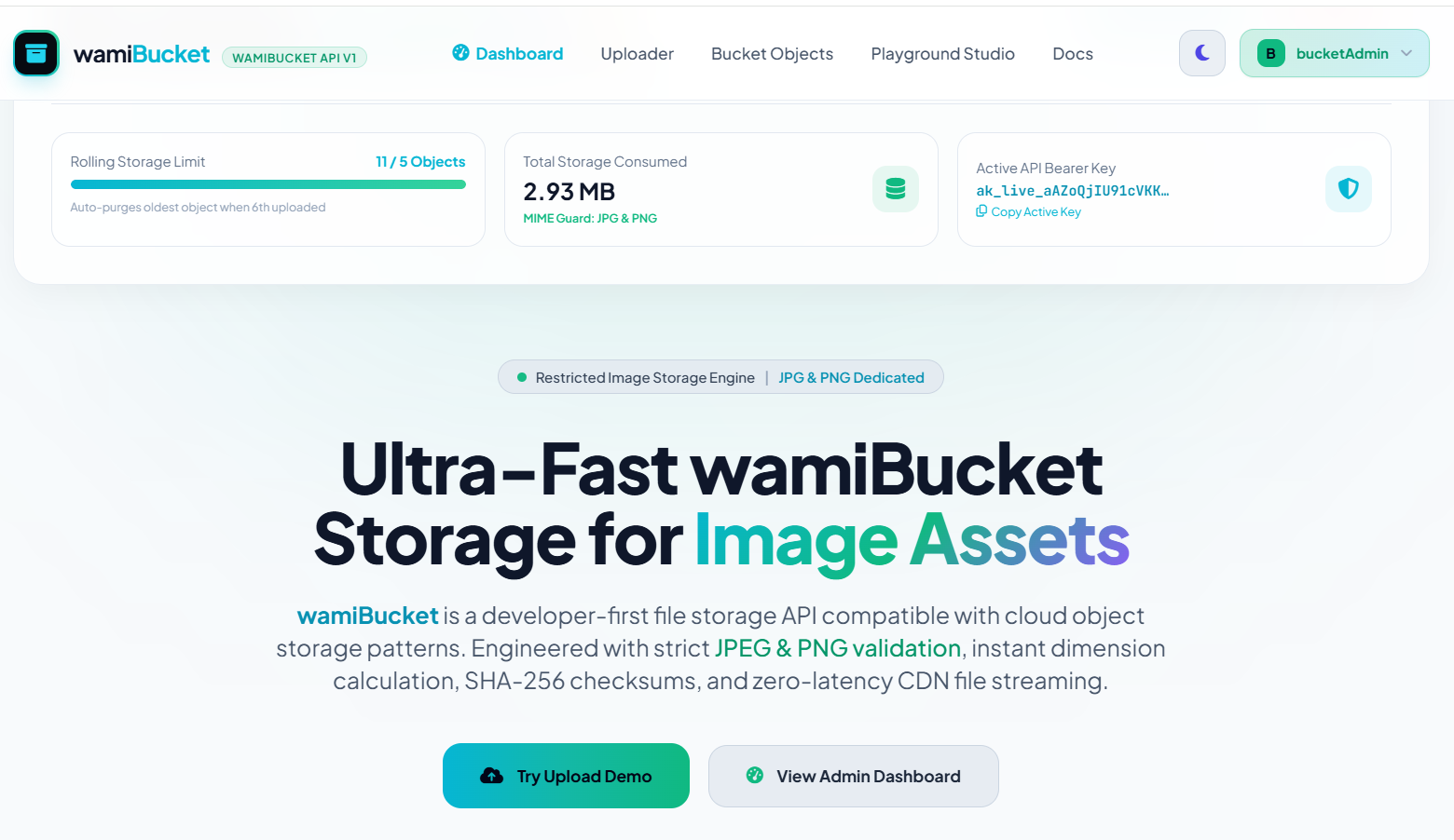 wamiBucket screenshot 3