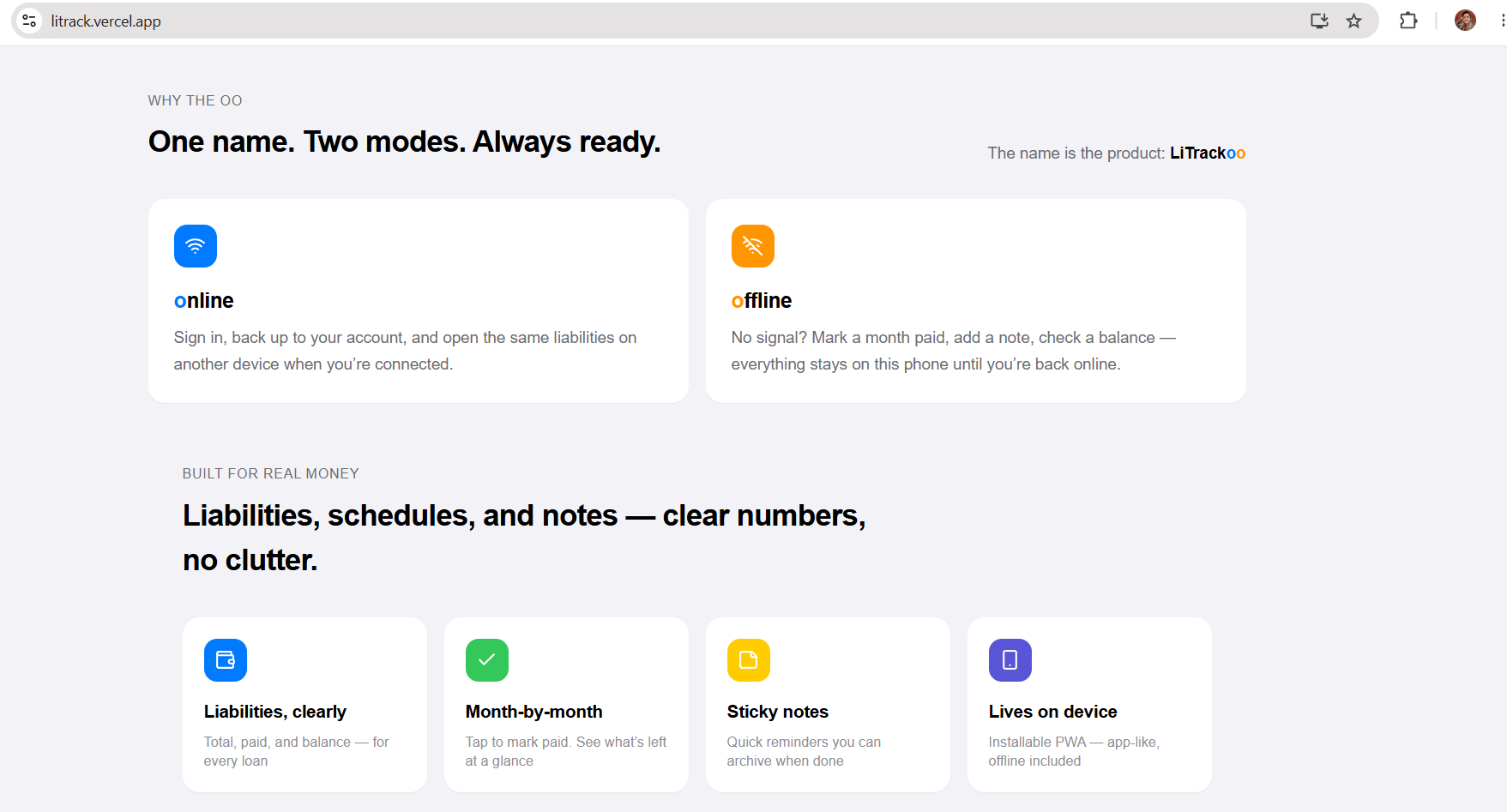 LiTrackoo screenshot 2